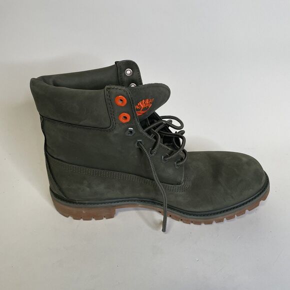 Timberland Dark Green Boots - Picture 2 of 7